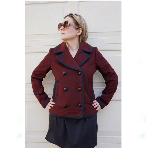 J Crew Italian Wool Tipped Pea Coat - Picture 12 of 12